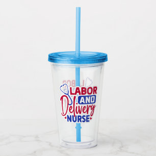 Vaso Acrílico Enfermero de parto y trabajo