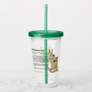 Vaso Acrílico Engañando al canguro