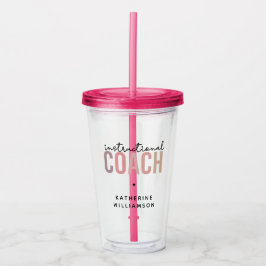 Vaso Acrílico Entrenador de instrucción personalizado - Regalos 