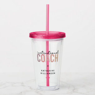 Vaso Acrílico Entrenador de instrucción personalizado - Regalos