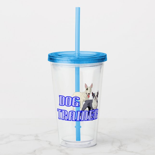 Vaso Acrílico Entrenador de Perros (Anverso)