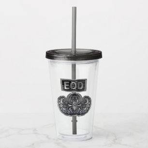 Vaso Acrílico EOD conmemorativa de diseño único