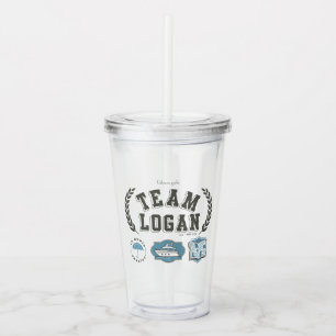 Vaso Acrílico Equipo Logan Diseño de Gilmore Girls