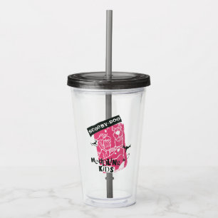 Vaso Acrílico Esbozo de Punk para niños con mezcolanza y escopet