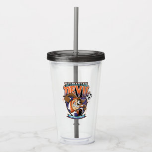 Vaso Acrílico Escudo del Club de Fútbol Tasmanian Devil
