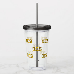 Vaso Acrílico Escuela de Candidatos a Oficiales del Ejército - O