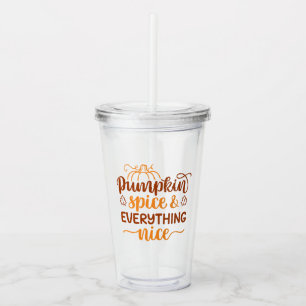 Vaso Acrílico Especie de calabaza y todo bueno