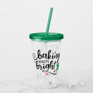 Vaso Acrílico Espíritus de hormigón brillante   Navidades Holida