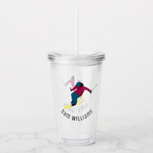 Vaso Acrílico Esquí