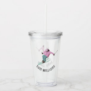 Vaso Acrílico Esquí