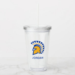 Vaso Acrílico Estado Spartans de San Jose