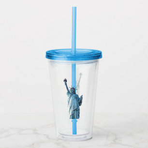 Vaso Acrílico Estatua de la libertad