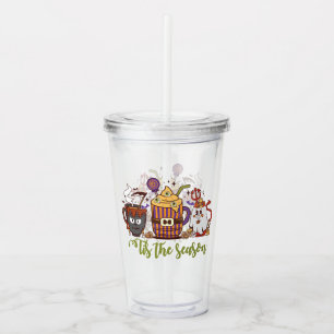 Vaso Acrílico "Este Es El Café De Halloween De Temporada