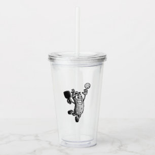 Vaso Acrílico Estrella de Pickleball
