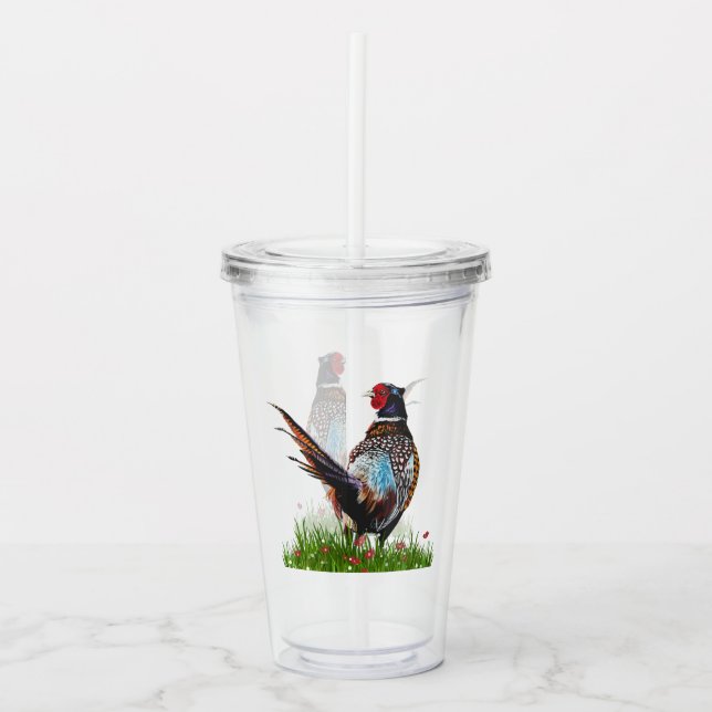 Vaso Acrílico Faisán  (Anverso)