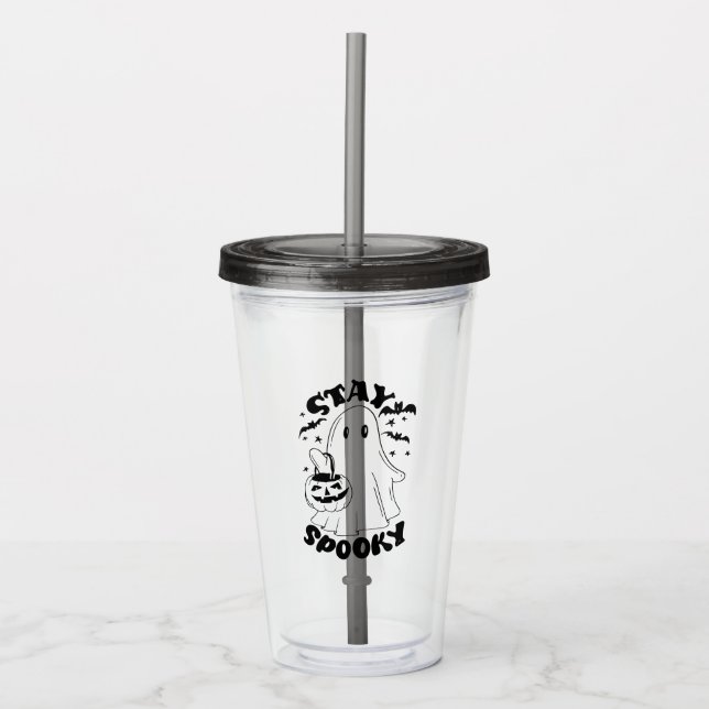 Vaso Acrílico Fantasma inquieta (Anverso)
