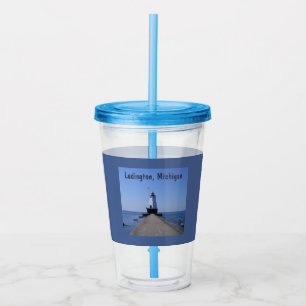 Vaso Acrílico Faro de Ludington