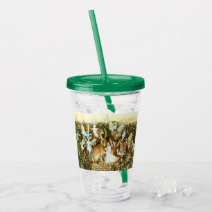 Vaso Acrílico Fe y conejo