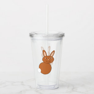 Vaso Acrílico Feliz Conejo de Pascua