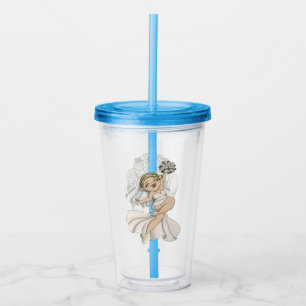 Vaso Acrílico Feliz Novia 02
