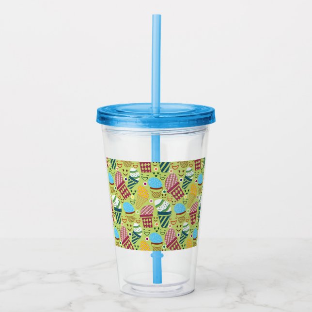 Vaso Acrílico Feliz Pascua (Anverso)