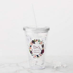 Vaso Acrílico Fibras en Blogueo   Moody Rustic Monogram Wreath