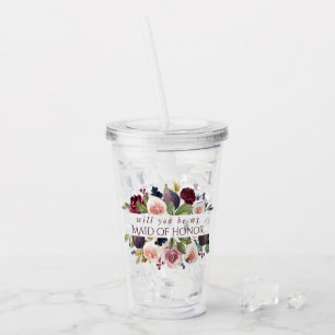Vaso Acrílico Fibras en Blogueo Pregunta de Moody Rustic Brida