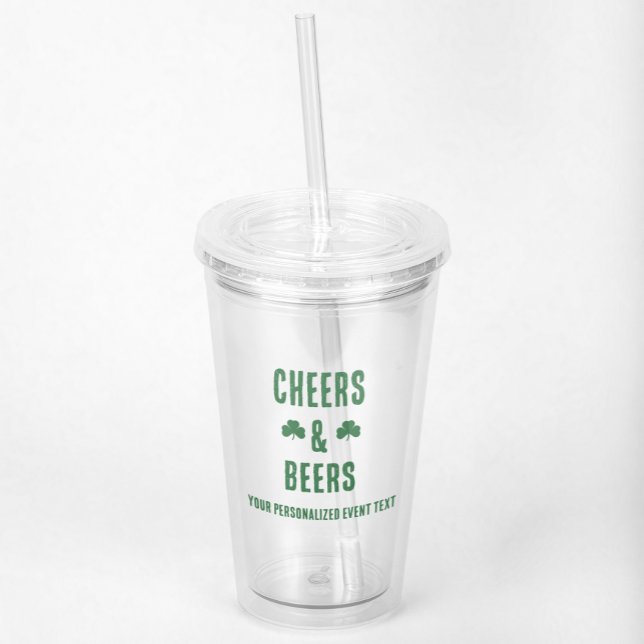 Vaso Acrílico Fiesta de Salud y Cervezas (Subido por el creador)