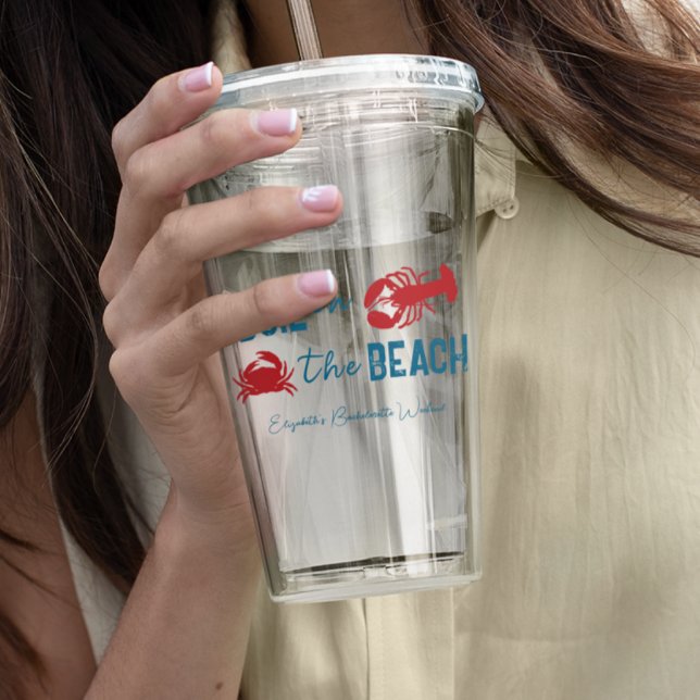 Vaso Acrílico Fiesta de soltera con mariscos hervidos (Subido por el creador)