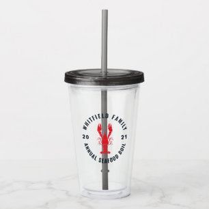 Vaso Acrílico Fiesta Familiar de Mariscos al Estilo Boil Persona