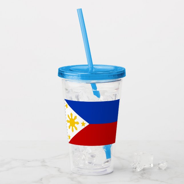 Vaso Acrílico Filipinas (Anverso (hielo))