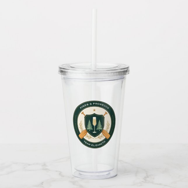 Vaso Acrílico Fin de semana de despedida de soltera personalizab (Anverso)