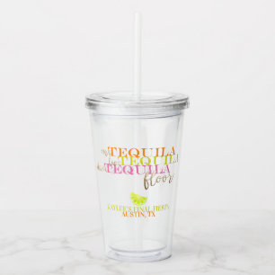 Vaso Acrílico Final Fiesta Neon Bachelorette Party Cup Tumbler