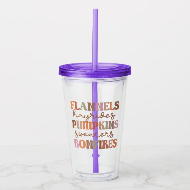 Vaso Acrílico Flandes Pumpkins Bonus (Anverso)