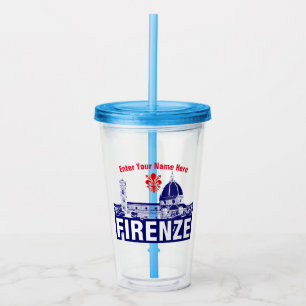 Vaso Acrílico Florencia, Italia   Il Duomo di Firenze