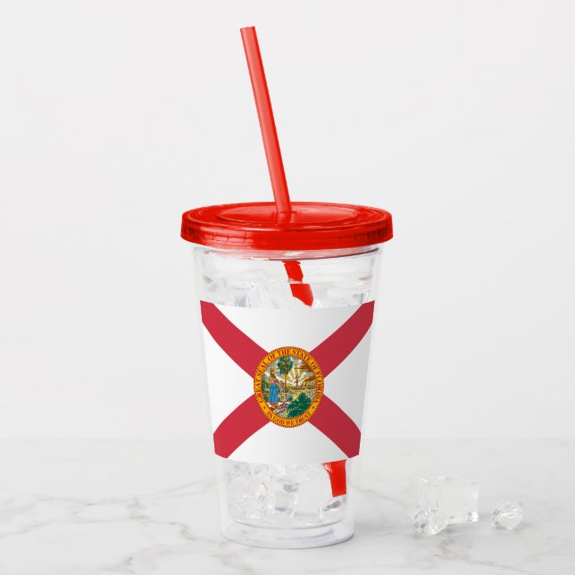 Vaso Acrílico Florida (Anverso (hielo))