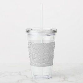 Vaso Acrílico Fondo de señaligen de evento de lunares grises mod