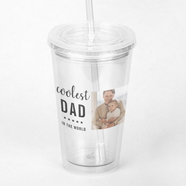 Vaso Acrílico Foto de colección moderna Regalo del Día de los Pa (Subido por el creador)