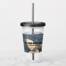 Foto del océano El Señor es mi verso de la Biblia