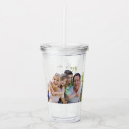 Vaso Acrílico Foto personalizado Tumbler acrílico