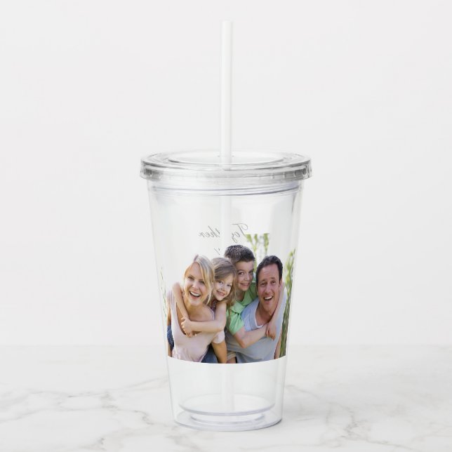 Vaso Acrílico Foto personalizado Tumbler acrílico (Anverso)