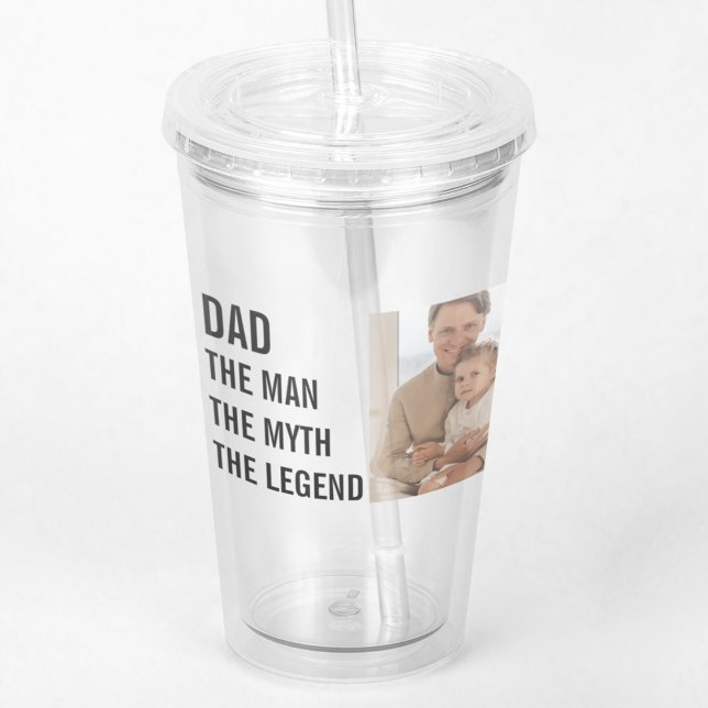 Vaso Acrílico Fotografía de Collage moderna | `Regalo de papá (Subido por el creador)