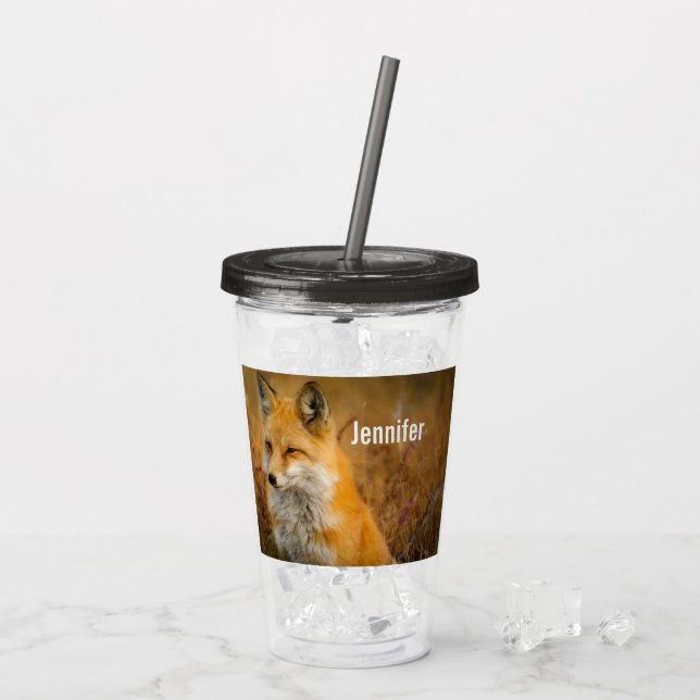 Vaso Acrílico Fotografía de la Naturaleza de la Naturaleza de la (Reverso (hielo))