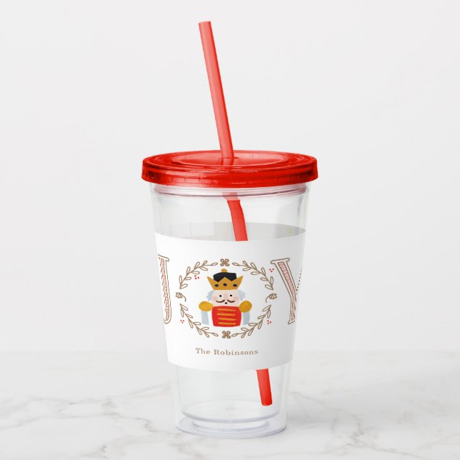 Vaso Acrílico Fotografía de Numcracker Prince Holiday (Izquierda)