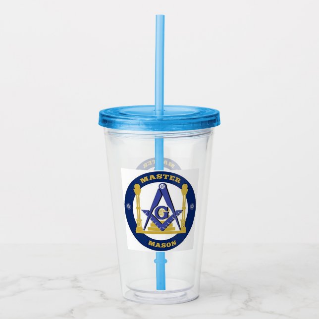 Vaso Acrílico Freemason (Anverso)