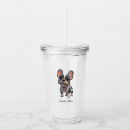 Vaso Acrílico French Bulldog Frenchie Mom 
