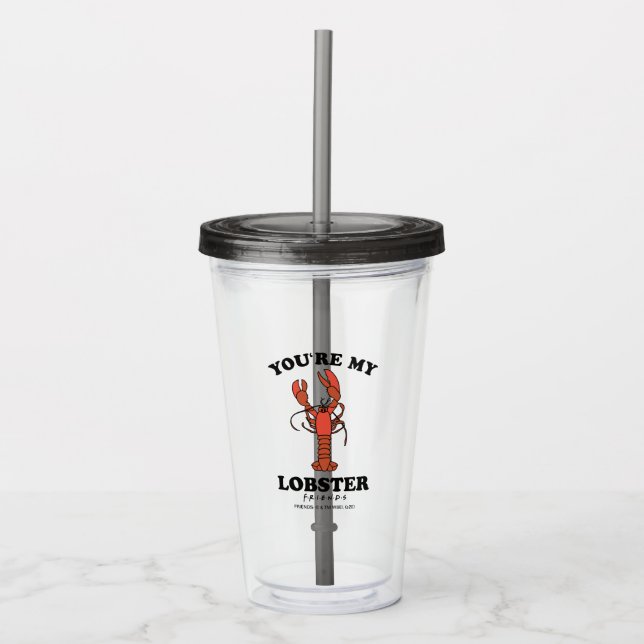 Vaso Acrílico FRIENDS™ | Eres mi Langosta (Anverso)
