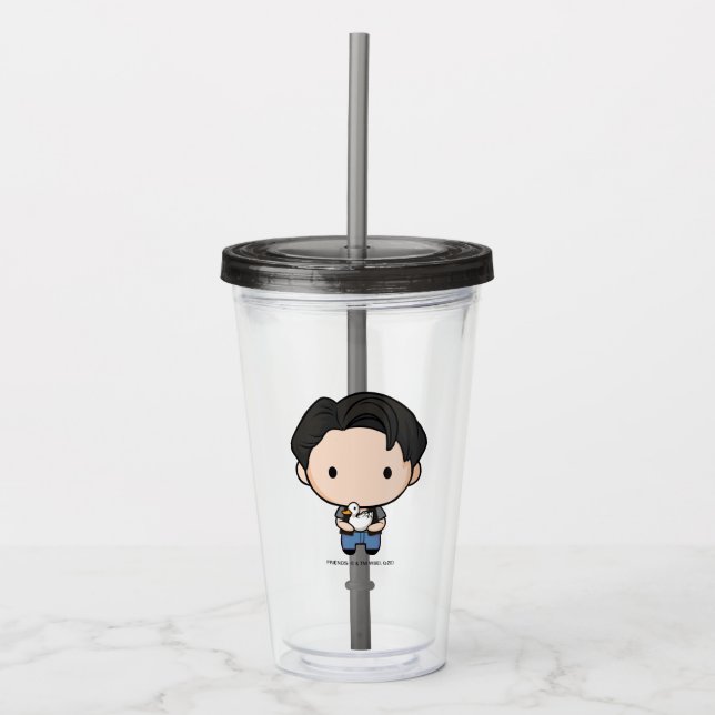 Vaso Acrílico FRIENDS™ | Joey Chibi (Anverso)