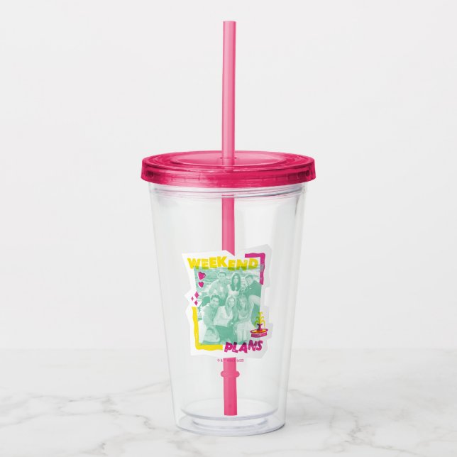 Vaso Acrílico FRIENDS™ | Planes para el fin de semana (Anverso)
