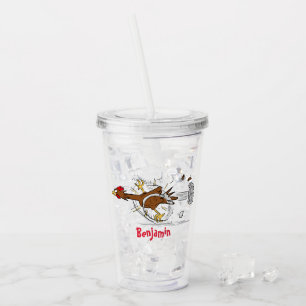 Vaso Acrílico Fundido personalizado de pullet de pollo de pollo